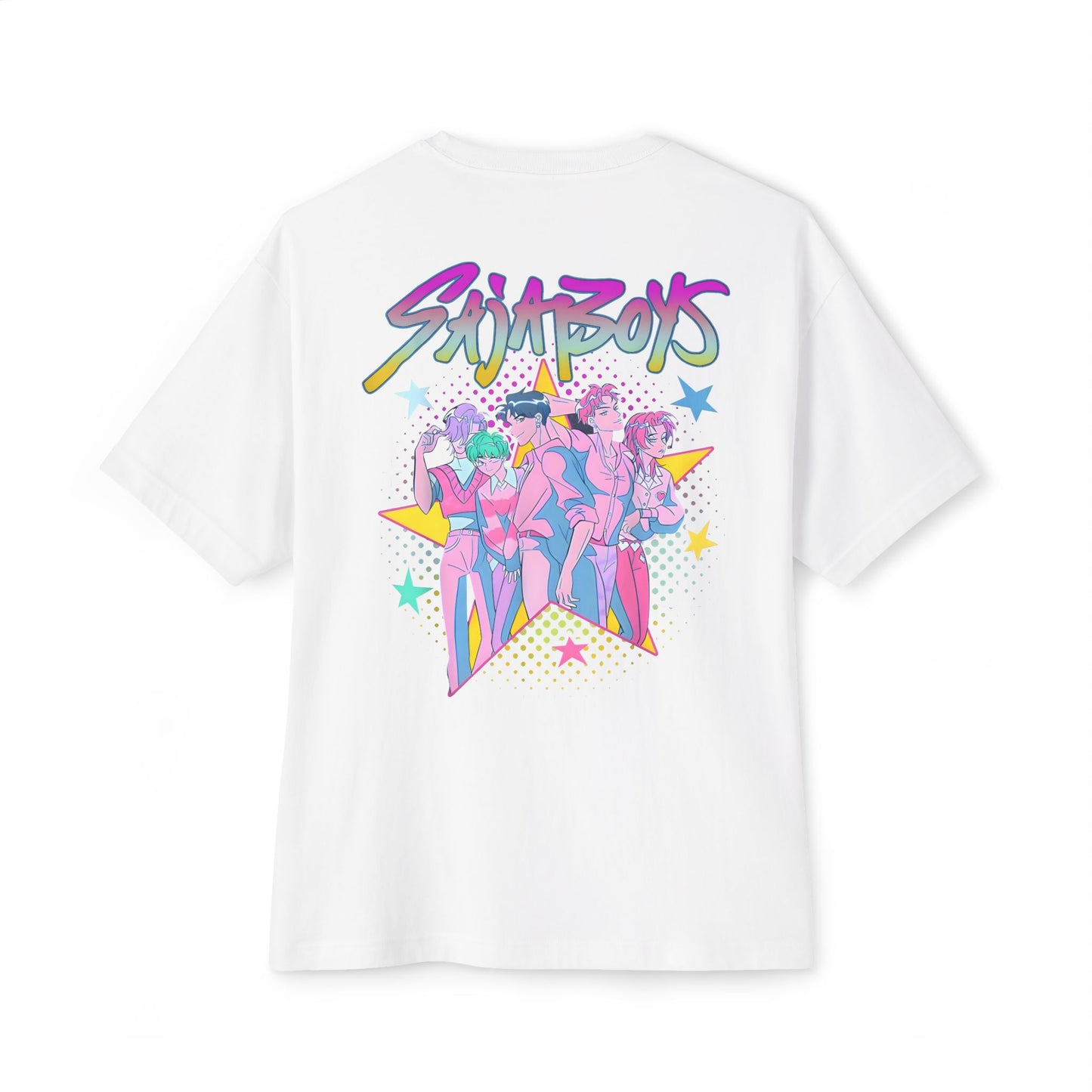 K-Pop Boys: Unisex Oversized Boxy Tee