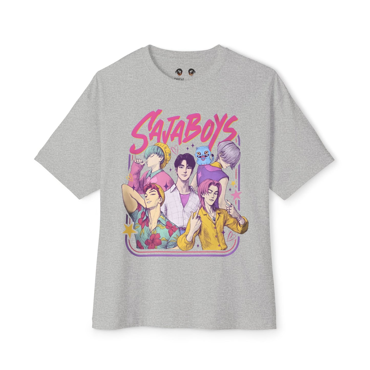 K-Pop Boys: Unisex Oversized Boxy Tee