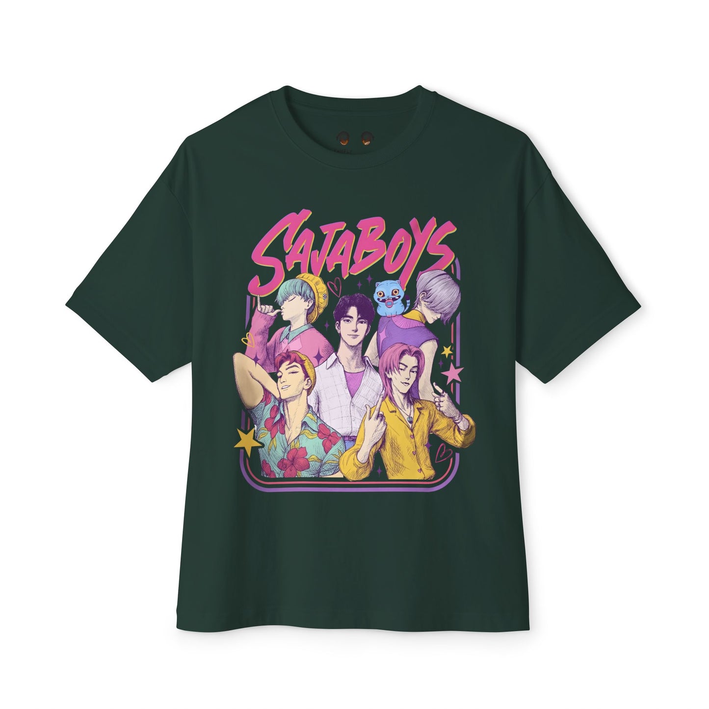 K-Pop Boys: Unisex Oversized Boxy Tee