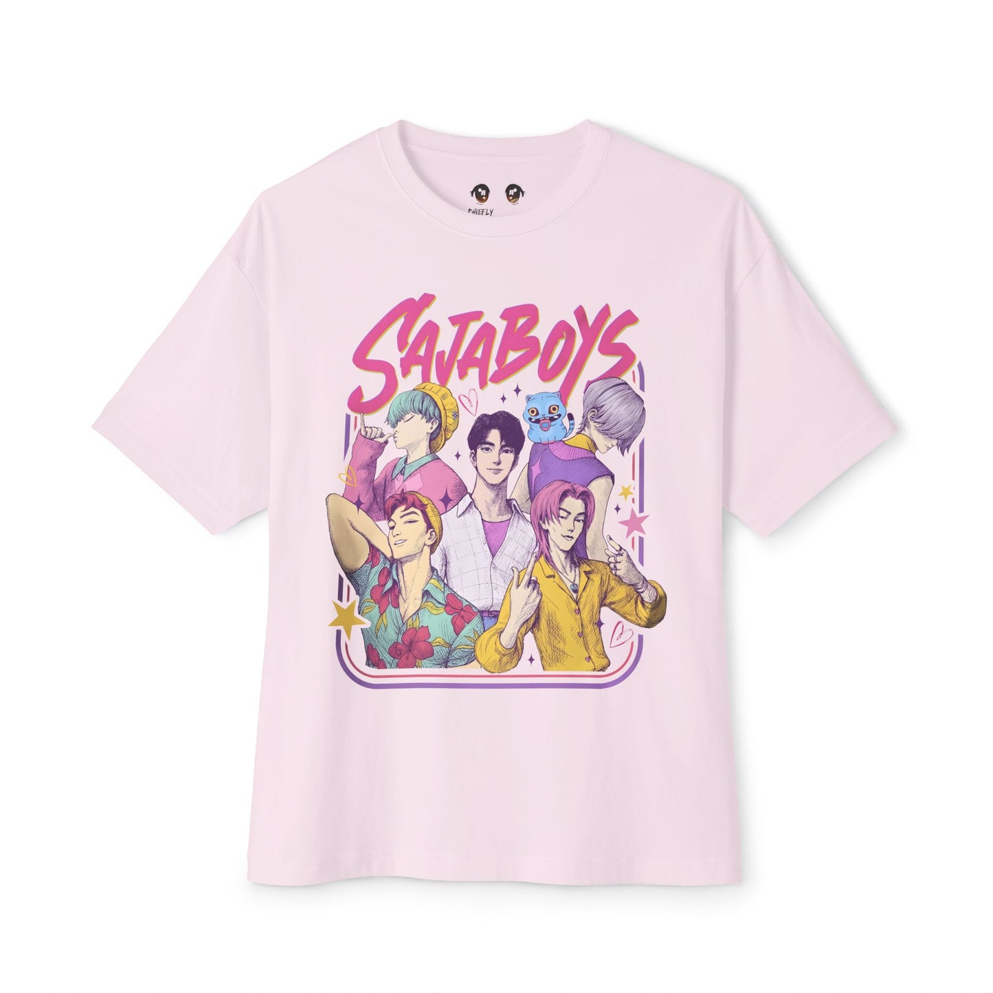 K-Pop Boys: Unisex Oversized Boxy Tee