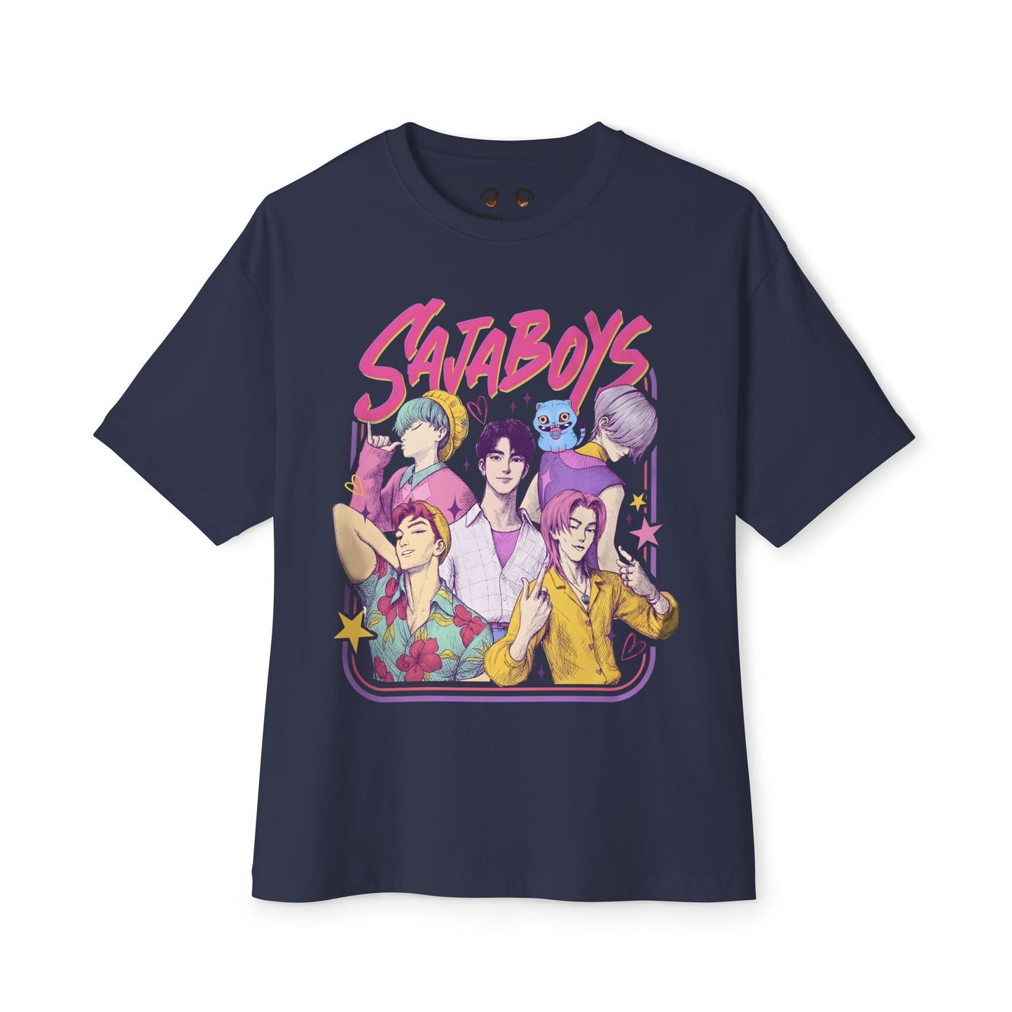 K-Pop Boys: Unisex Oversized Boxy Tee