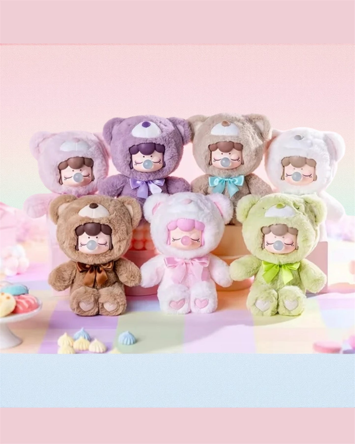 Nanci Colorful Chocolate Bears Series Blind Box Plushie Figure