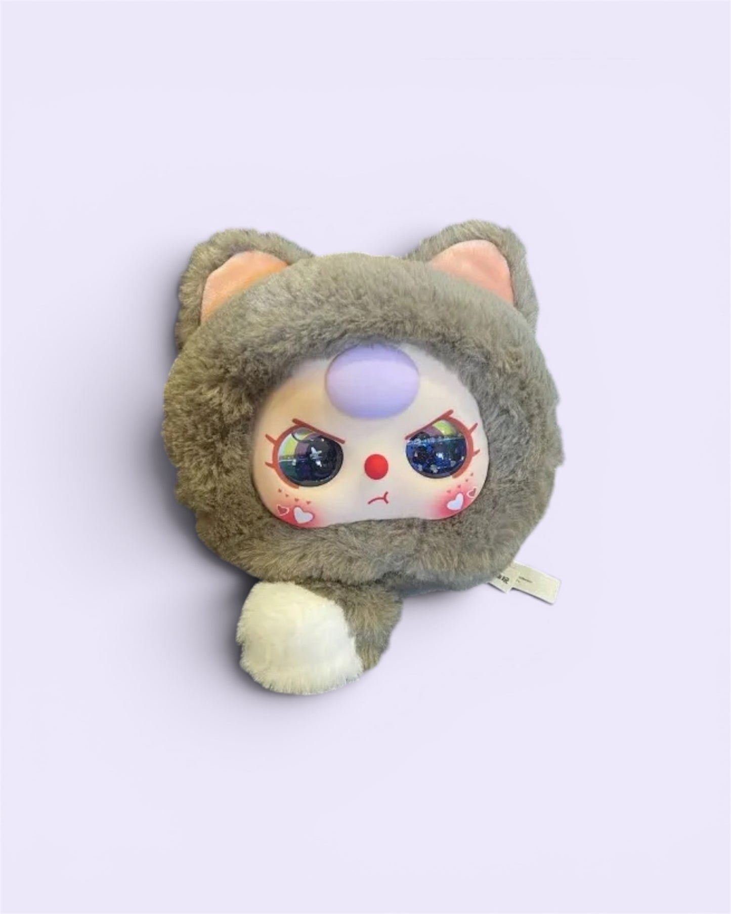 Baby Three Fortune Cat Zipper Bag Plush Blind Box