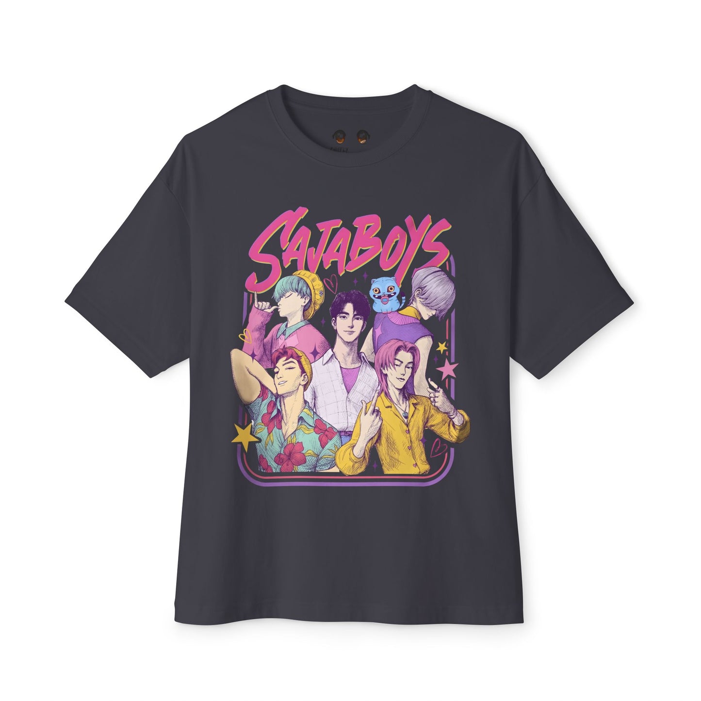 K-Pop Boys: Unisex Oversized Boxy Tee