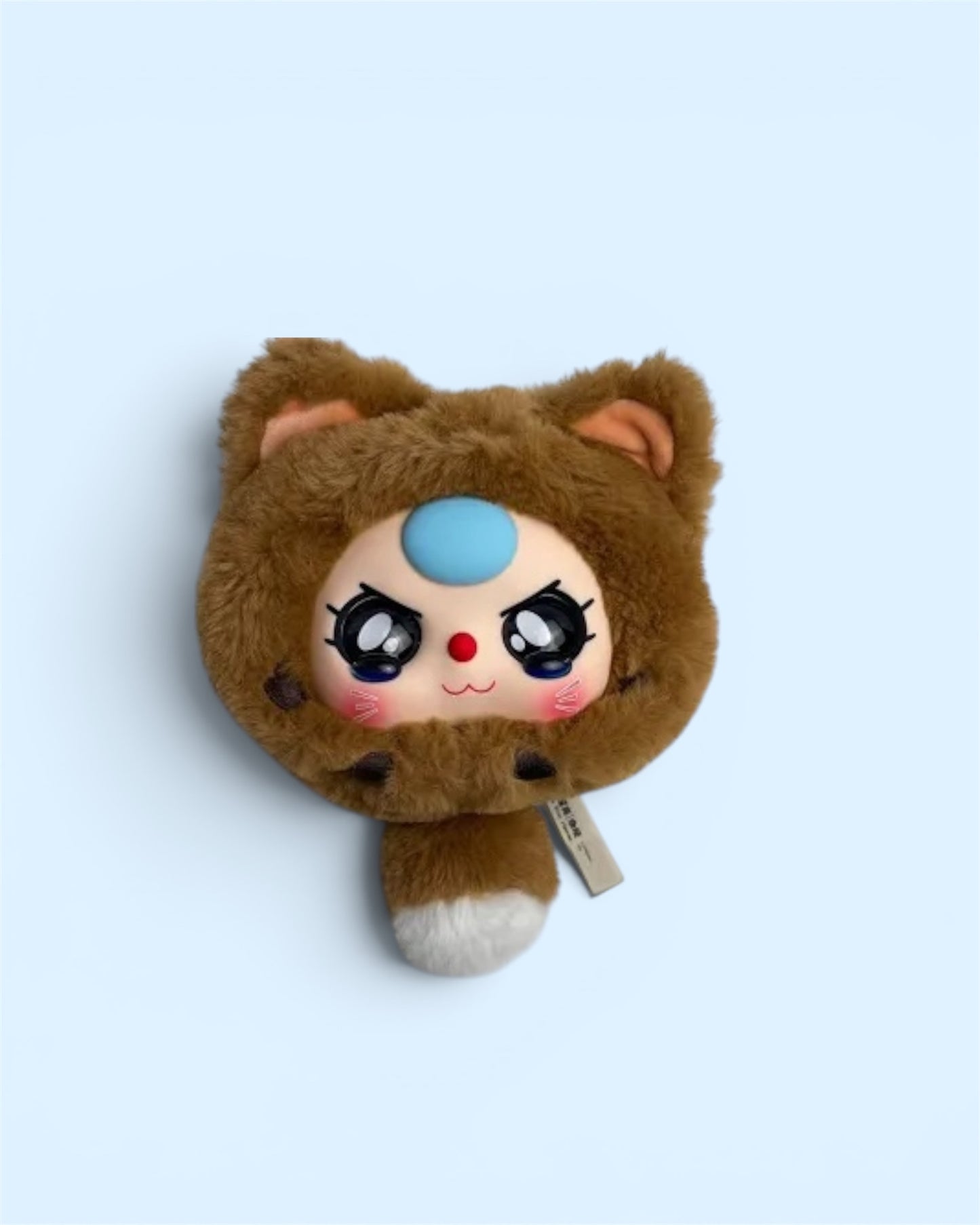 Baby Three Fortune Cat Zipper Bag Plush Blind Box