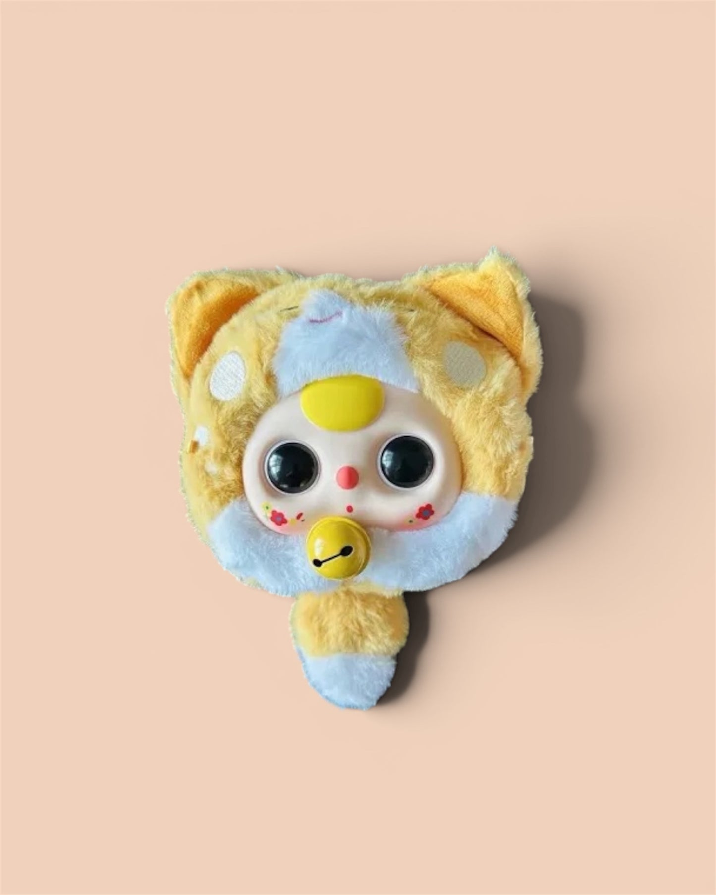 Baby Three Fortune Cat Zipper Bag Plush Blind Box